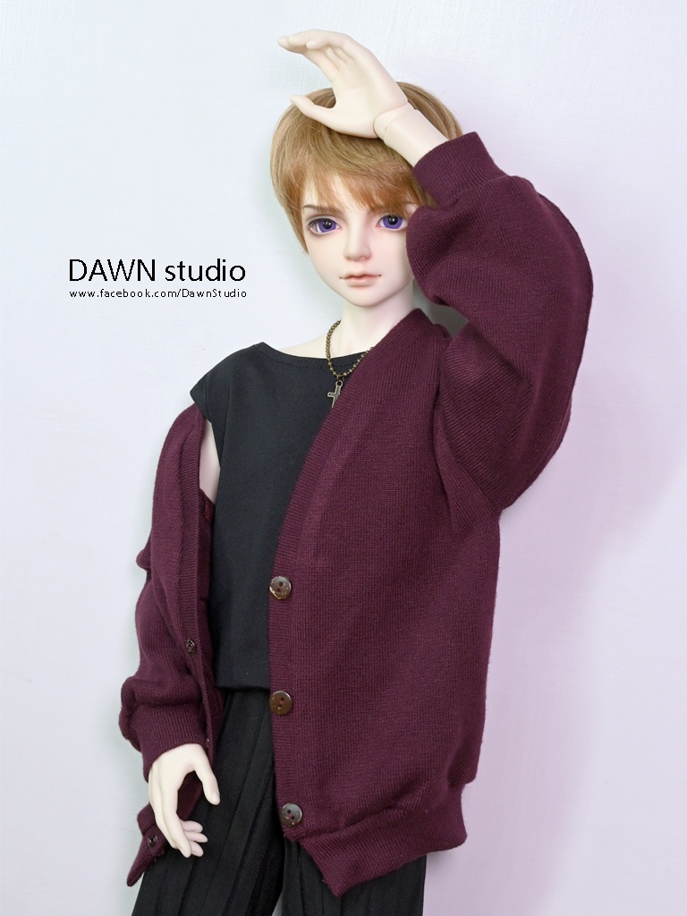 1/3 服 バルーンスリーブカーディガン