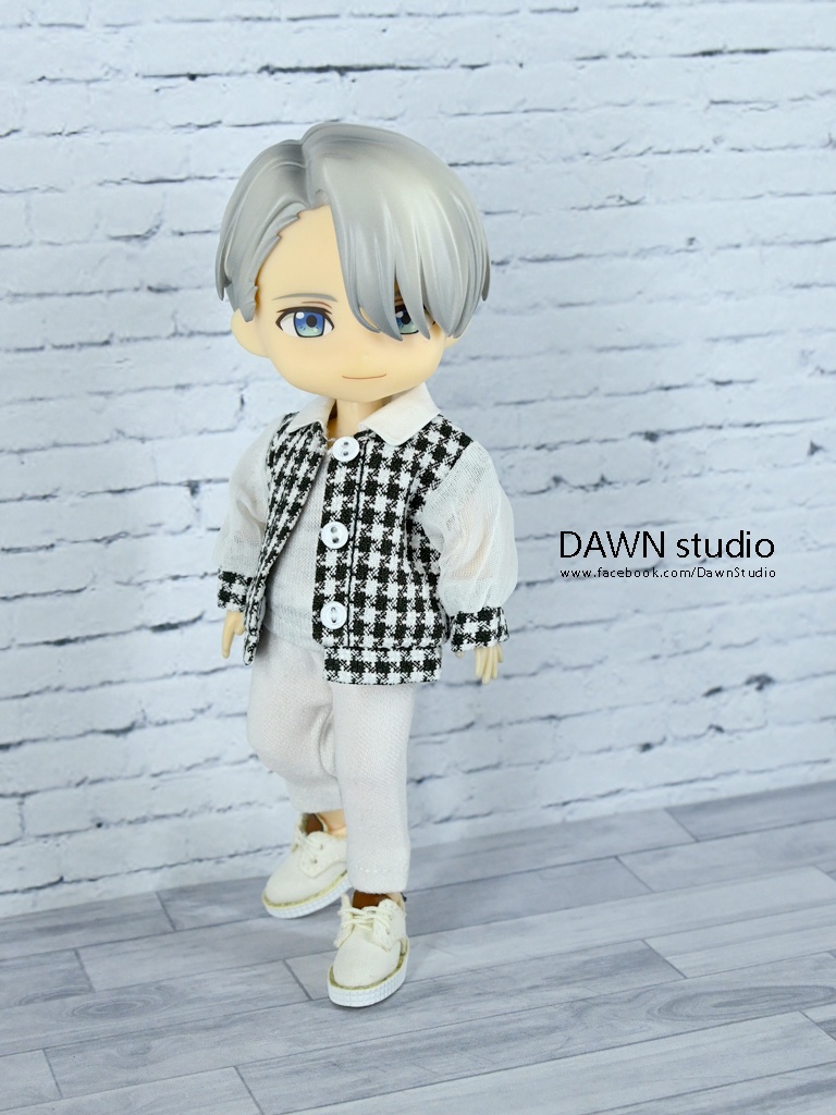 オビツ11 服 異素材ブルゾン