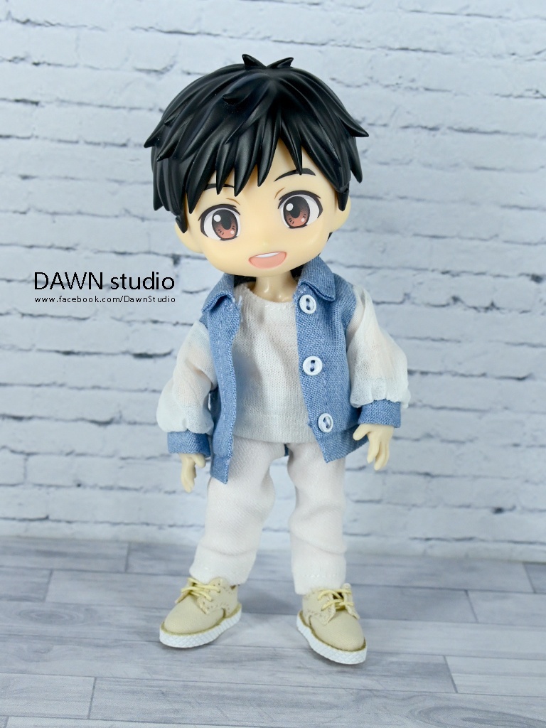 オビツ11 服 異素材ブルゾン