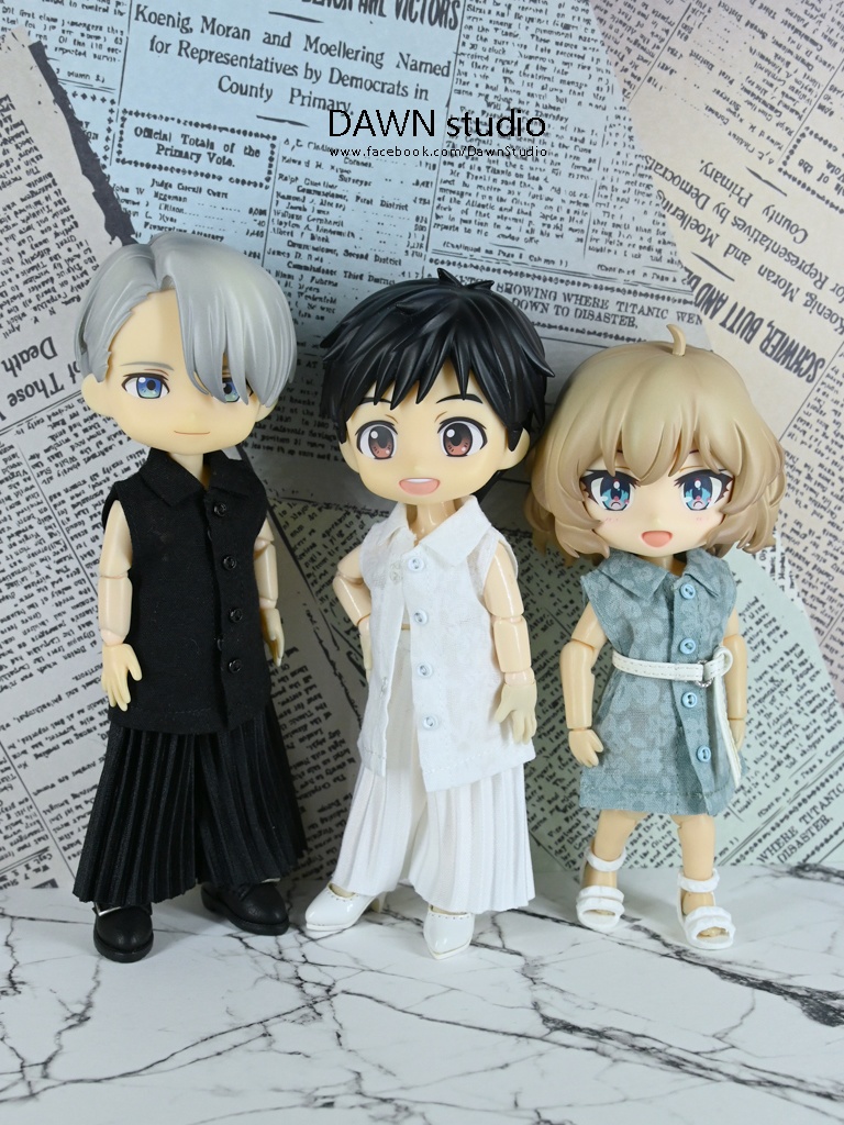 オビツ11 服 透け感ノースリーブシャツ