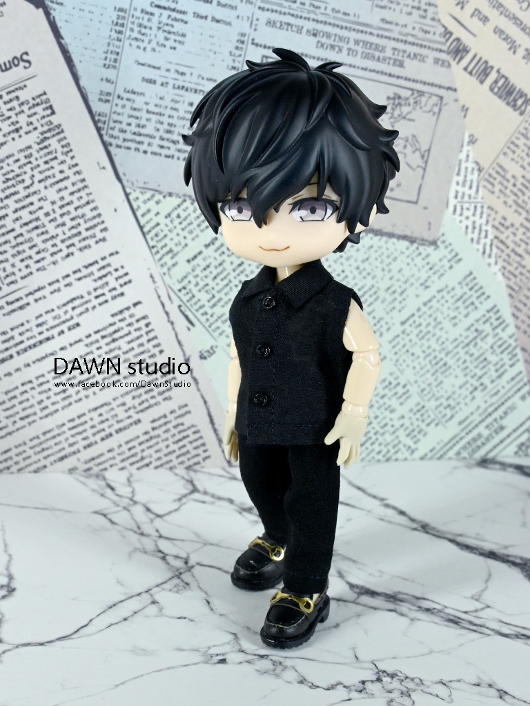 オビツ11 服 透け感ノースリーブシャツ