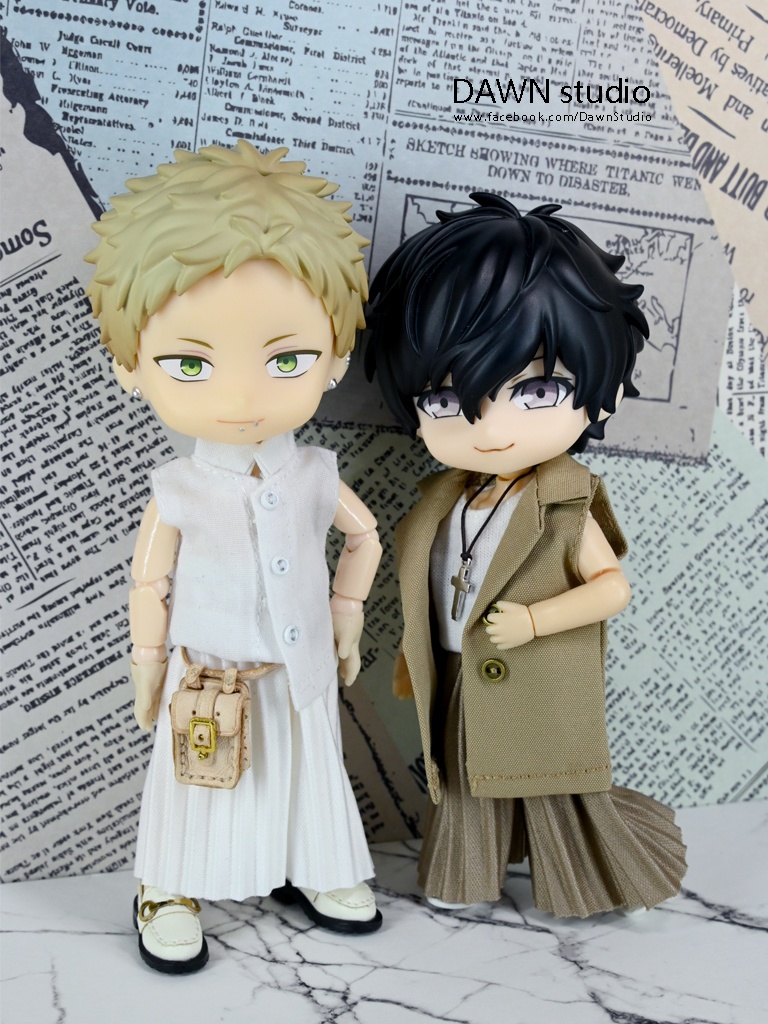 オビツ11 服 プリーツワイドパンツ