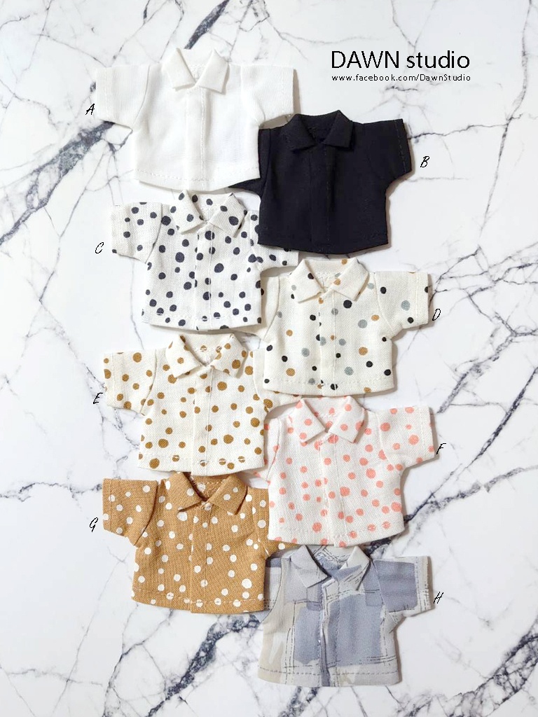 オビツ11 服 オーバーサイズシャツ半袖