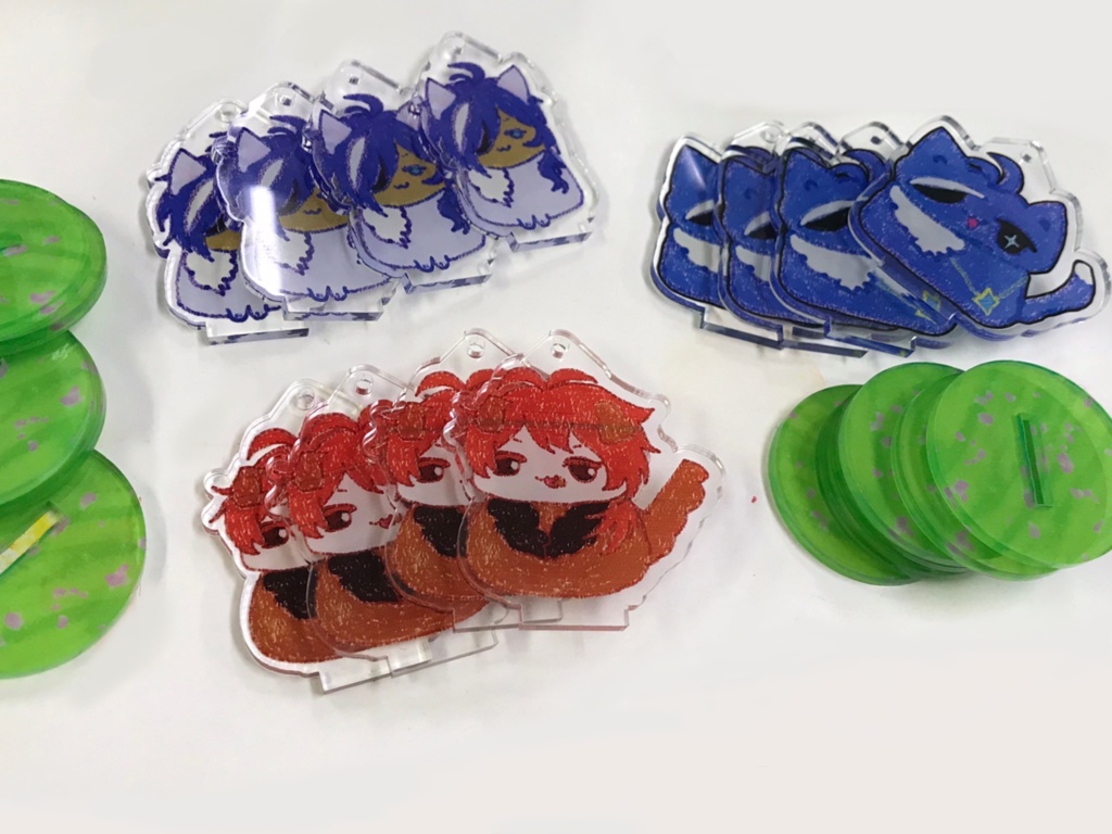 【原神】キャラ、武器 アクリルスタンド/キーホルダー