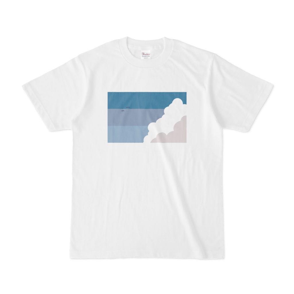 【Tシャツ】入道雲-群青