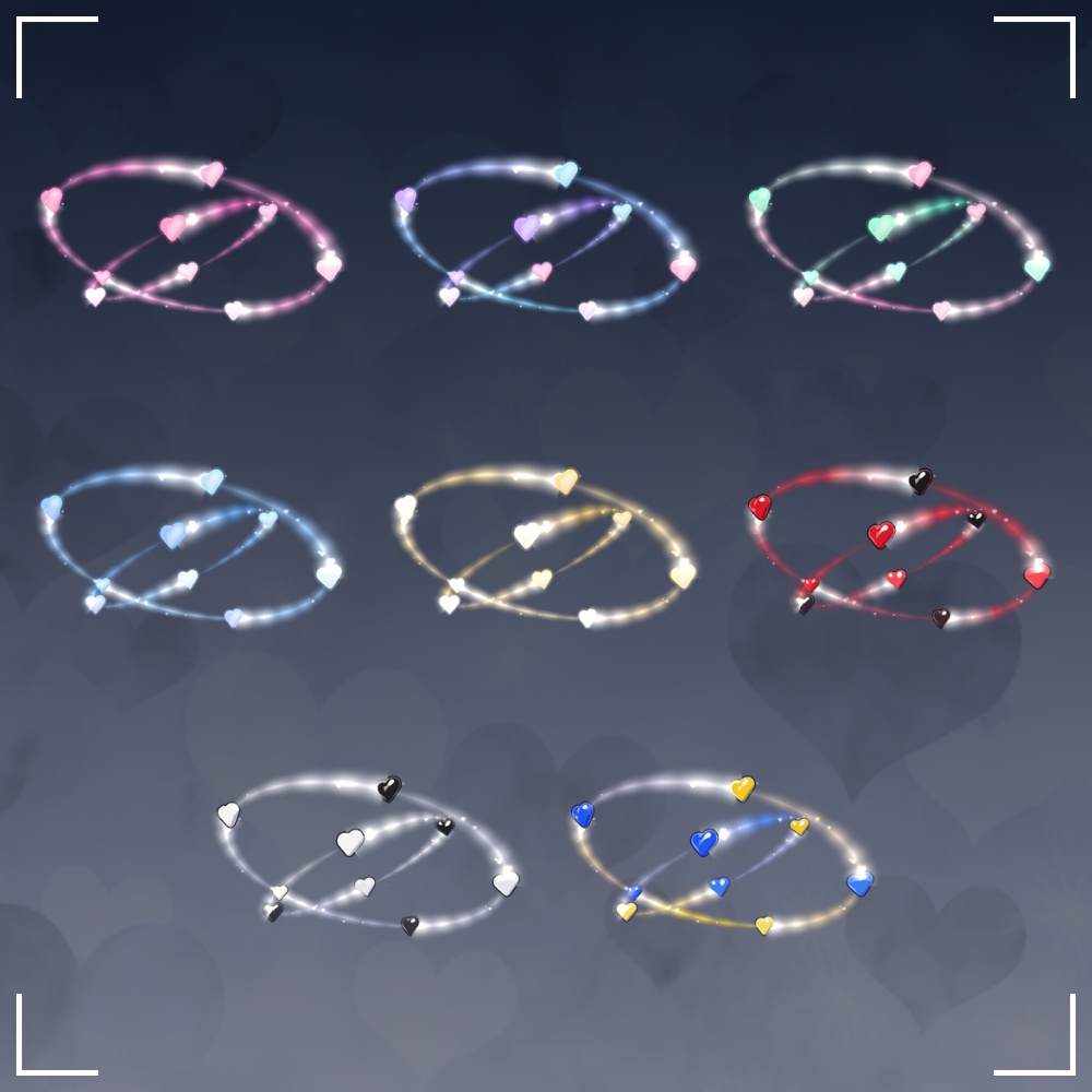 ハートのアニメーションヘイロー♡♡ ~Heart animation halo~