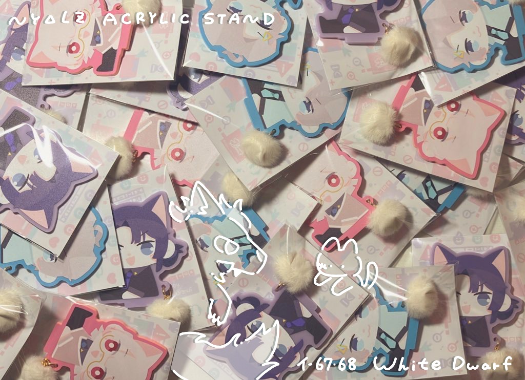 【非公式】にゃるつ ふわふわしっぽアクスタ