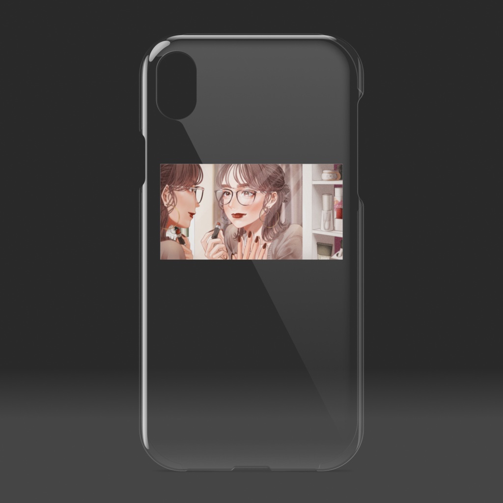 『待望の朝』クリアiPhoneケース