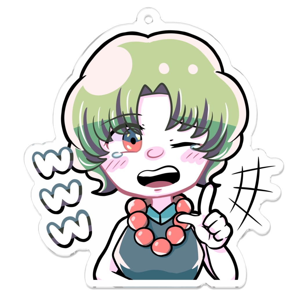 ココノ 「www」 アクリルキーホルダー