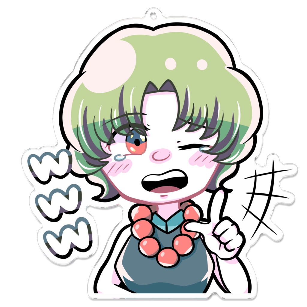 ココノ 「www」 アクリルキーホルダー