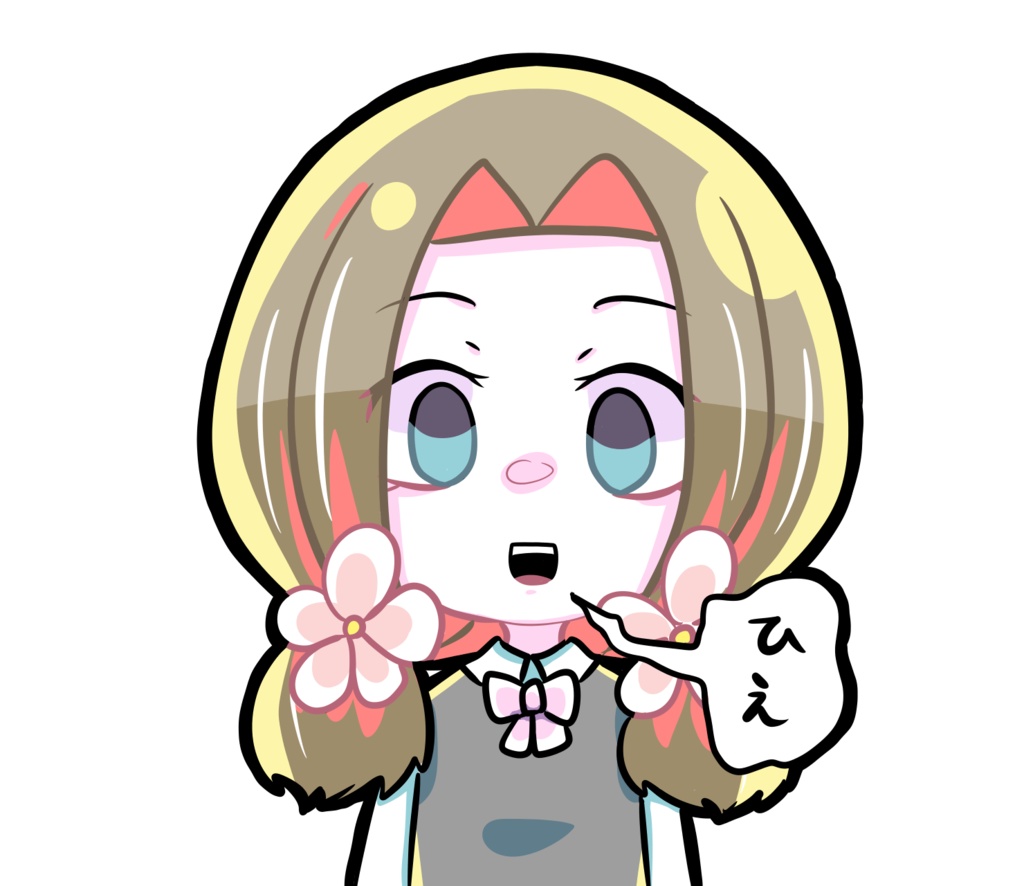 いつみ 「ひぇ」 アクリルバッジ