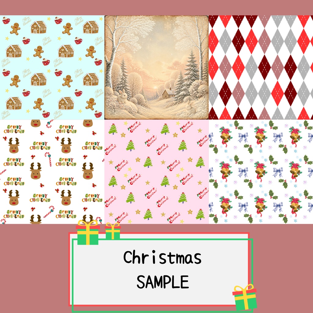 Christmasデザインペーパー