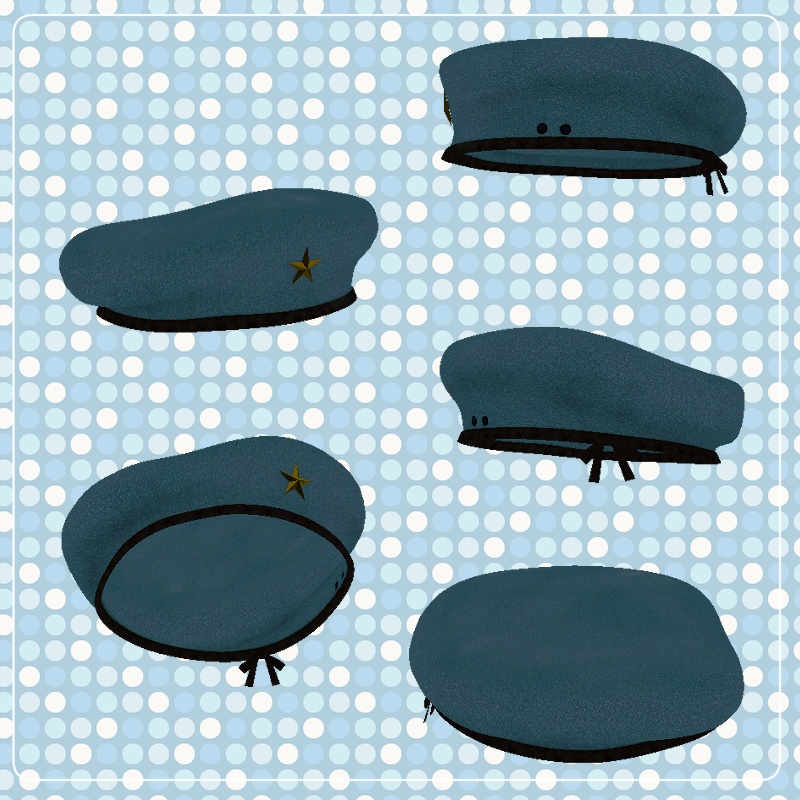 アーミーベレー帽