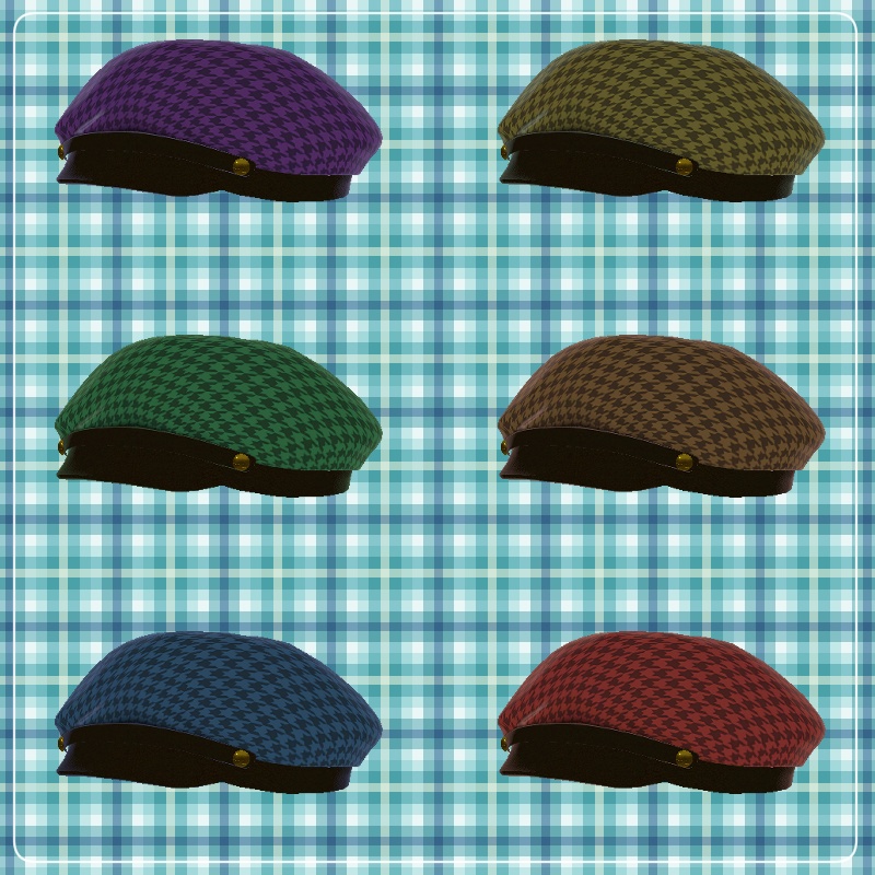 キャスケット帽