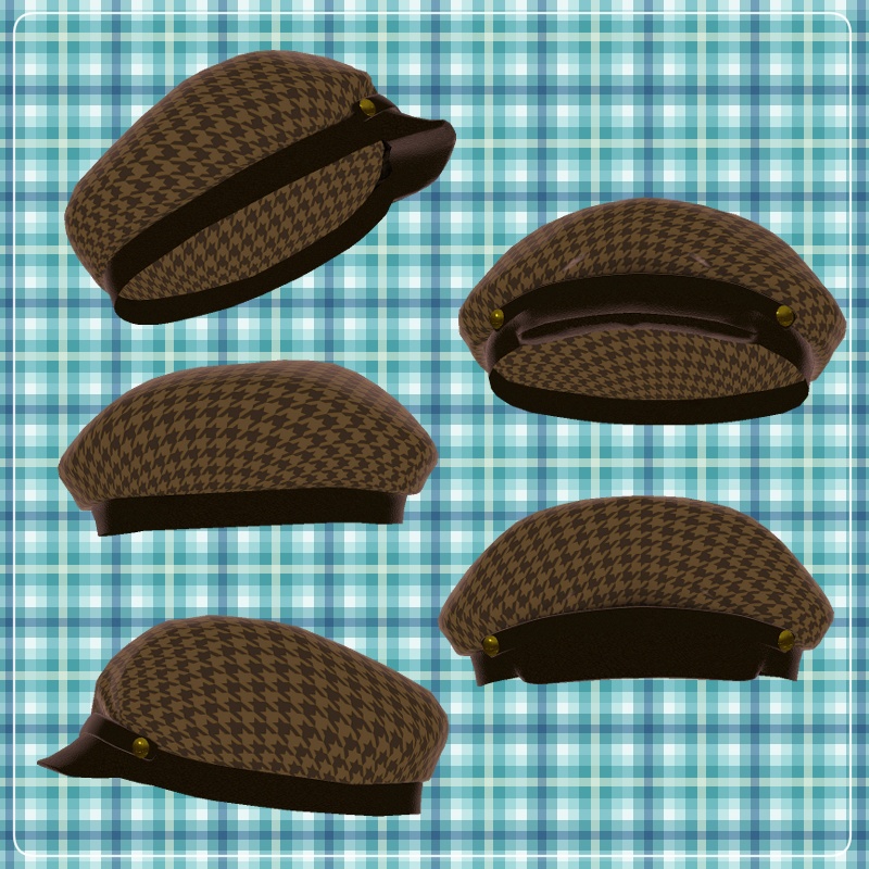 キャスケット帽