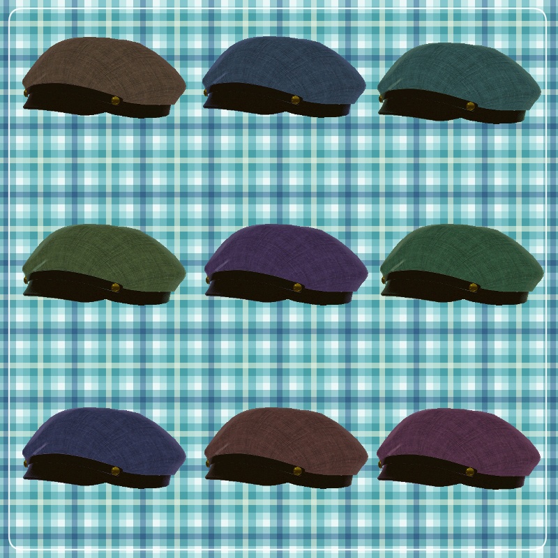 キャスケット帽