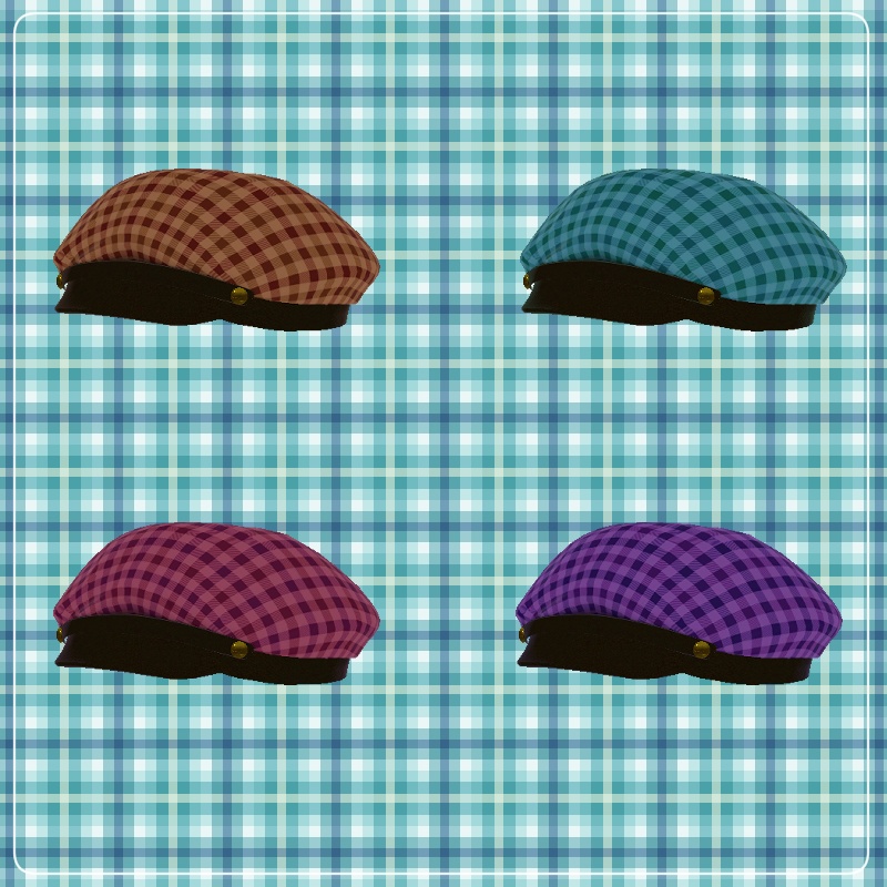 キャスケット帽