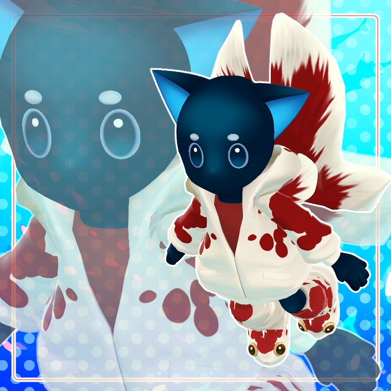 【複数アバター対応】きんぎょパーカー