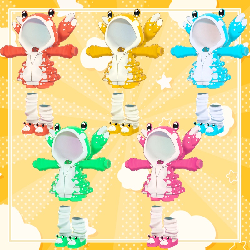 【まめふれんず・えも研素体・エルシオン共通素体対応】タカアシガニパーカー