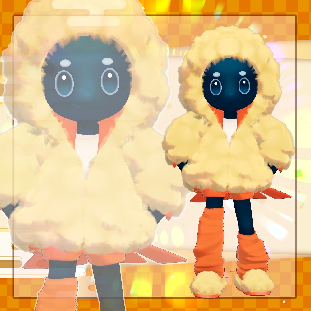 【複数アバター対応】えび天パーカー