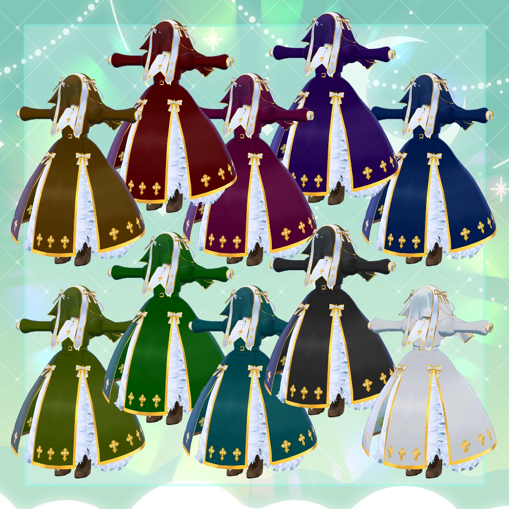 VRC衣装「たたかう!シスターさん」