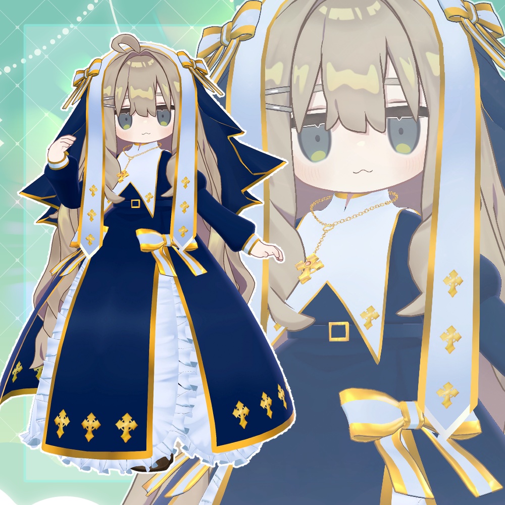 VRC衣装「たたかう!シスターさん」