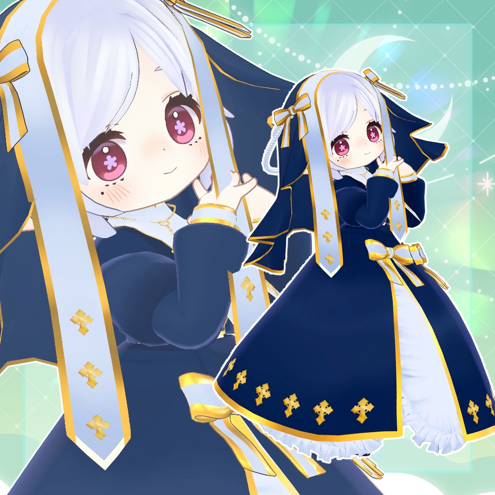 VRC衣装「たたかう!シスターさん」