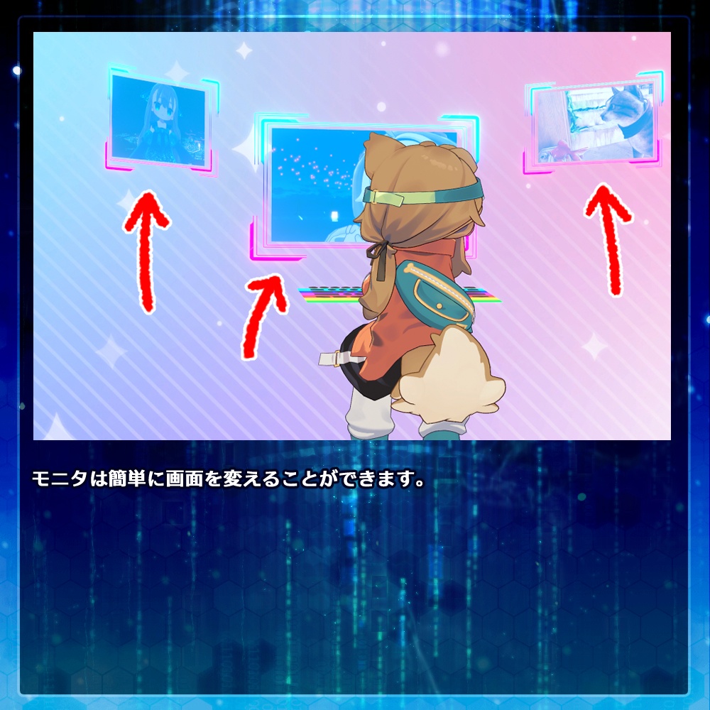 あの頃憧れていたSFモニター+作業用モーション・エモートセット