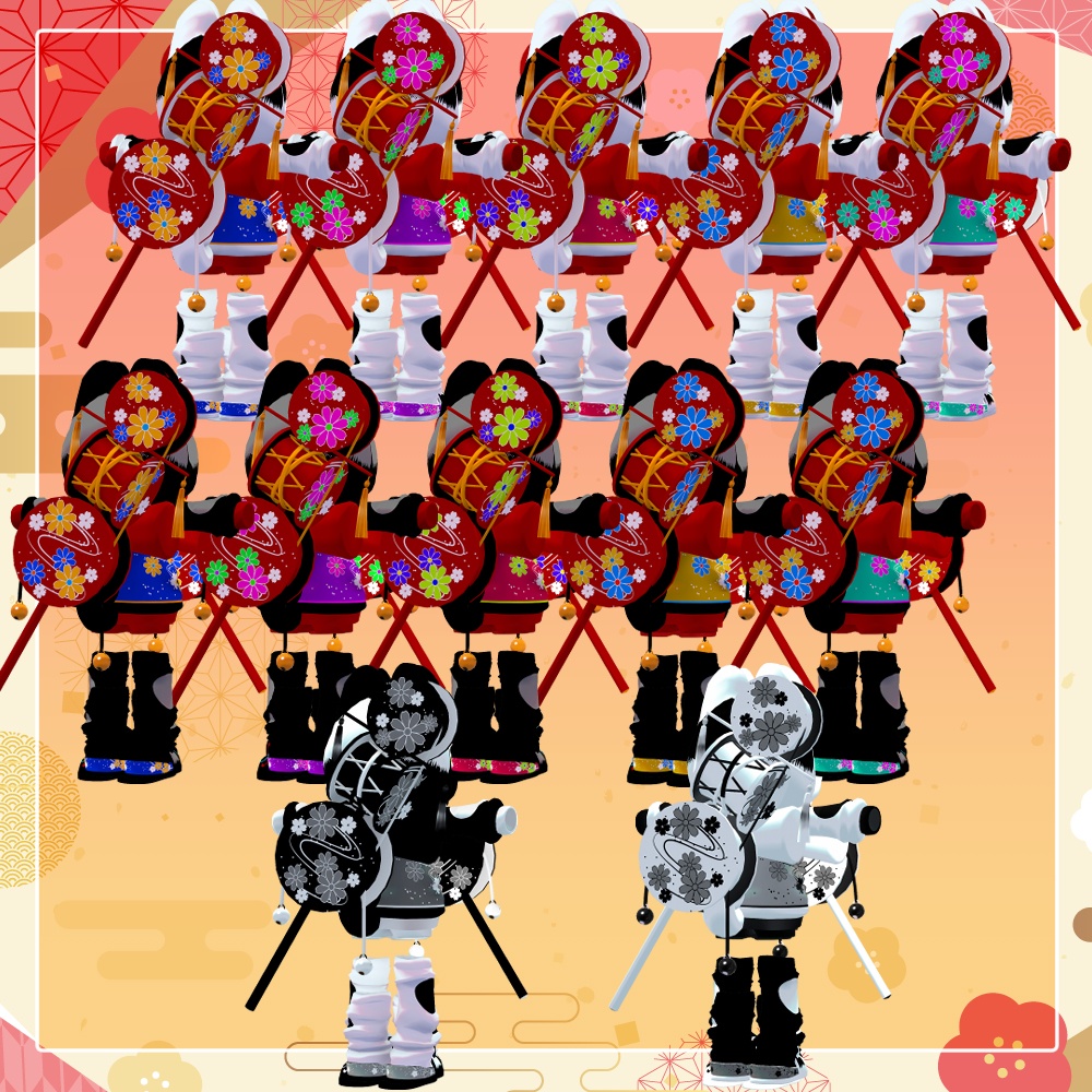 【4アバター対応】いぬはりこパーカー【25%OFFセール】