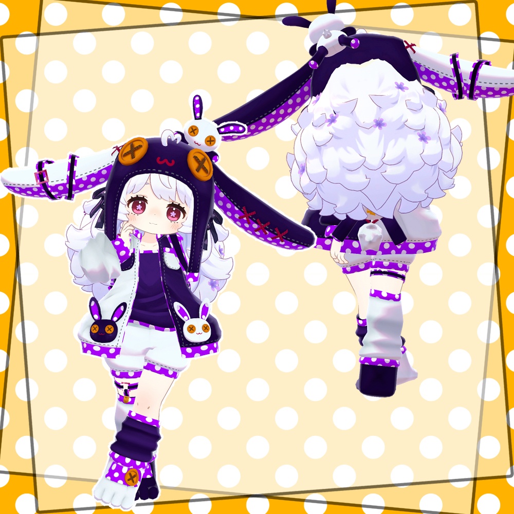 【5アバター対応】DotRabbit【リリース記念セールあり】