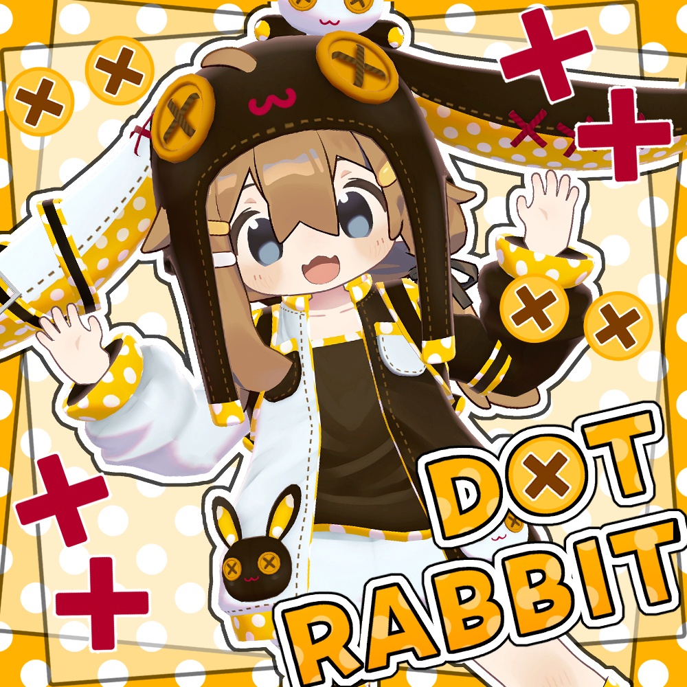 【5アバター対応】DotRabbit【リリース記念セールあり】