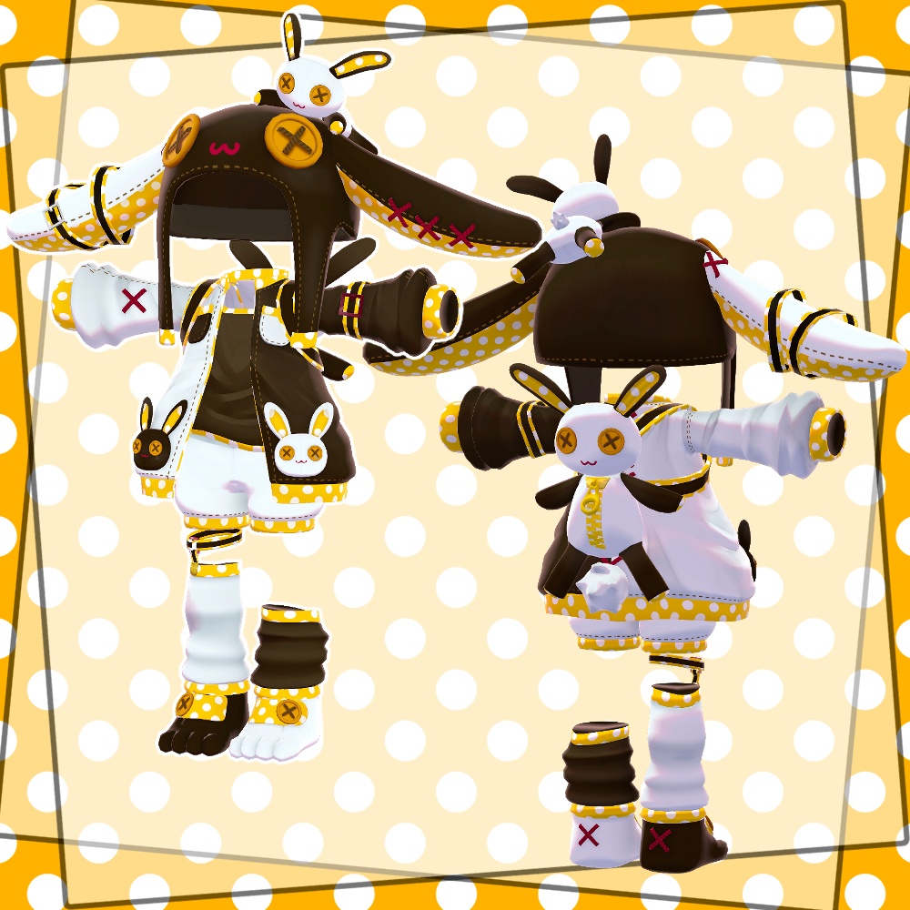 【5アバター対応】DotRabbit【リリース記念セールあり】