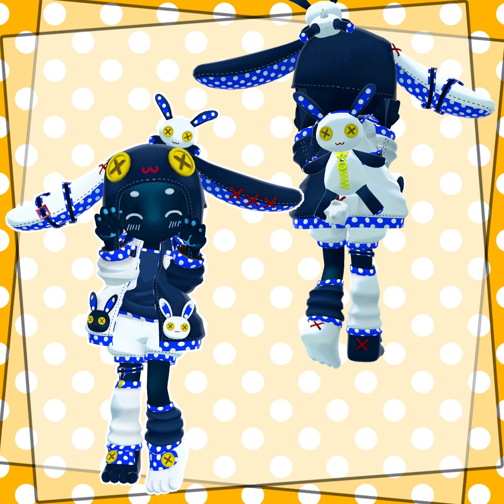 【5アバター対応】DotRabbit【リリース記念セールあり】