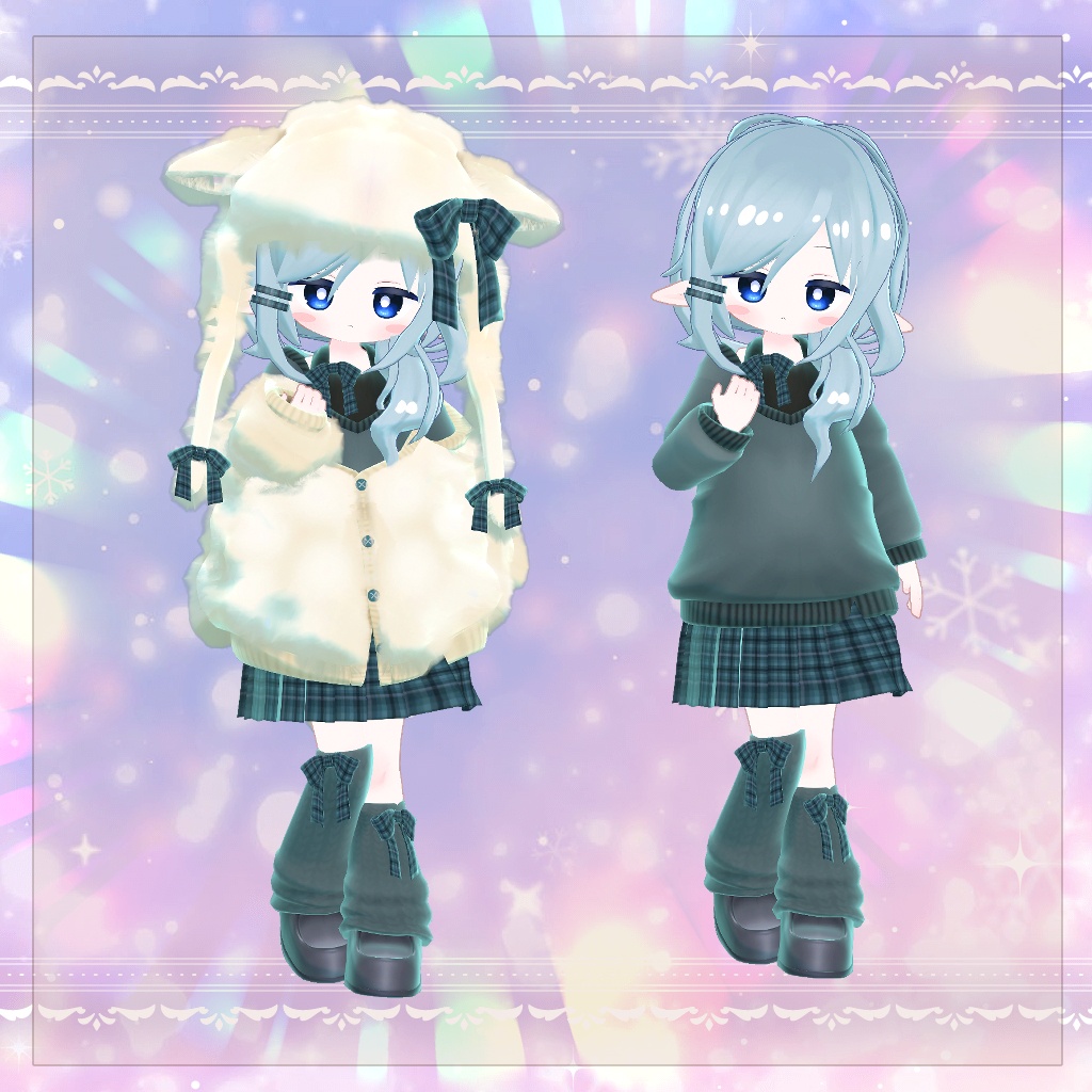 【2Way!髪型付き!】ゆるふわひつじのおねえさん【リリースセール中】