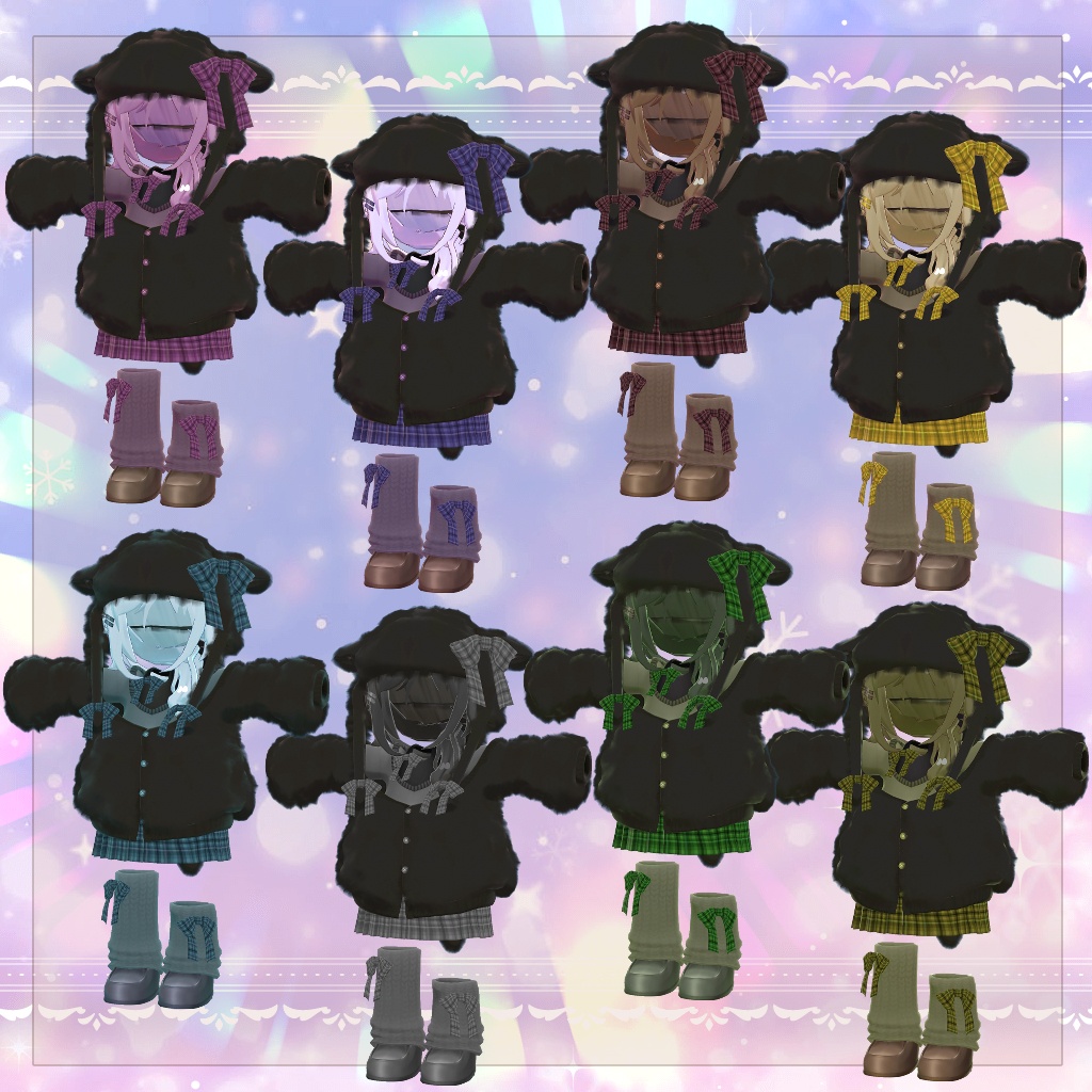 【2Way!髪型付き!】ゆるふわひつじのおねえさん【リリースセール中】