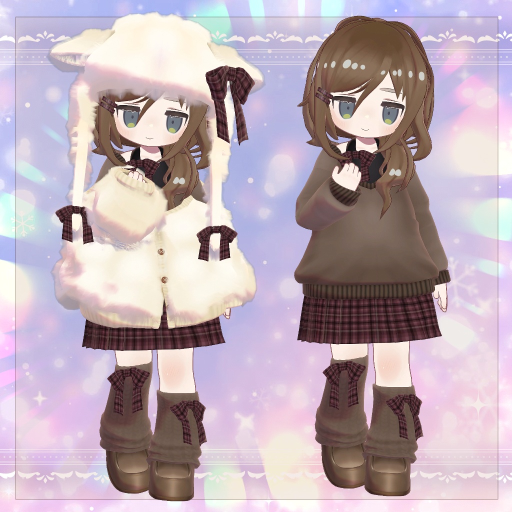 【2Way!髪型付き!】ゆるふわひつじのおねえさん【リリースセール中】