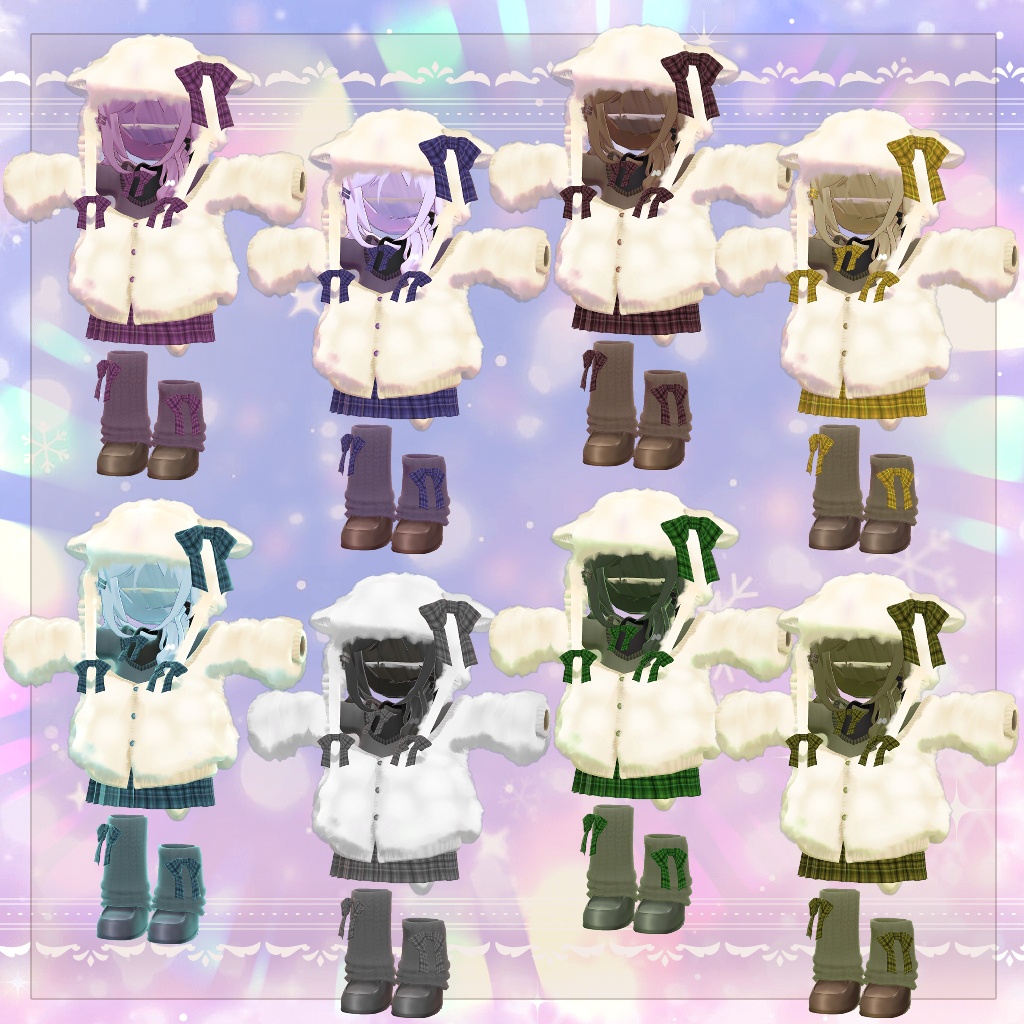 【2Way!髪型付き!】ゆるふわひつじのおねえさん【リリースセール中】