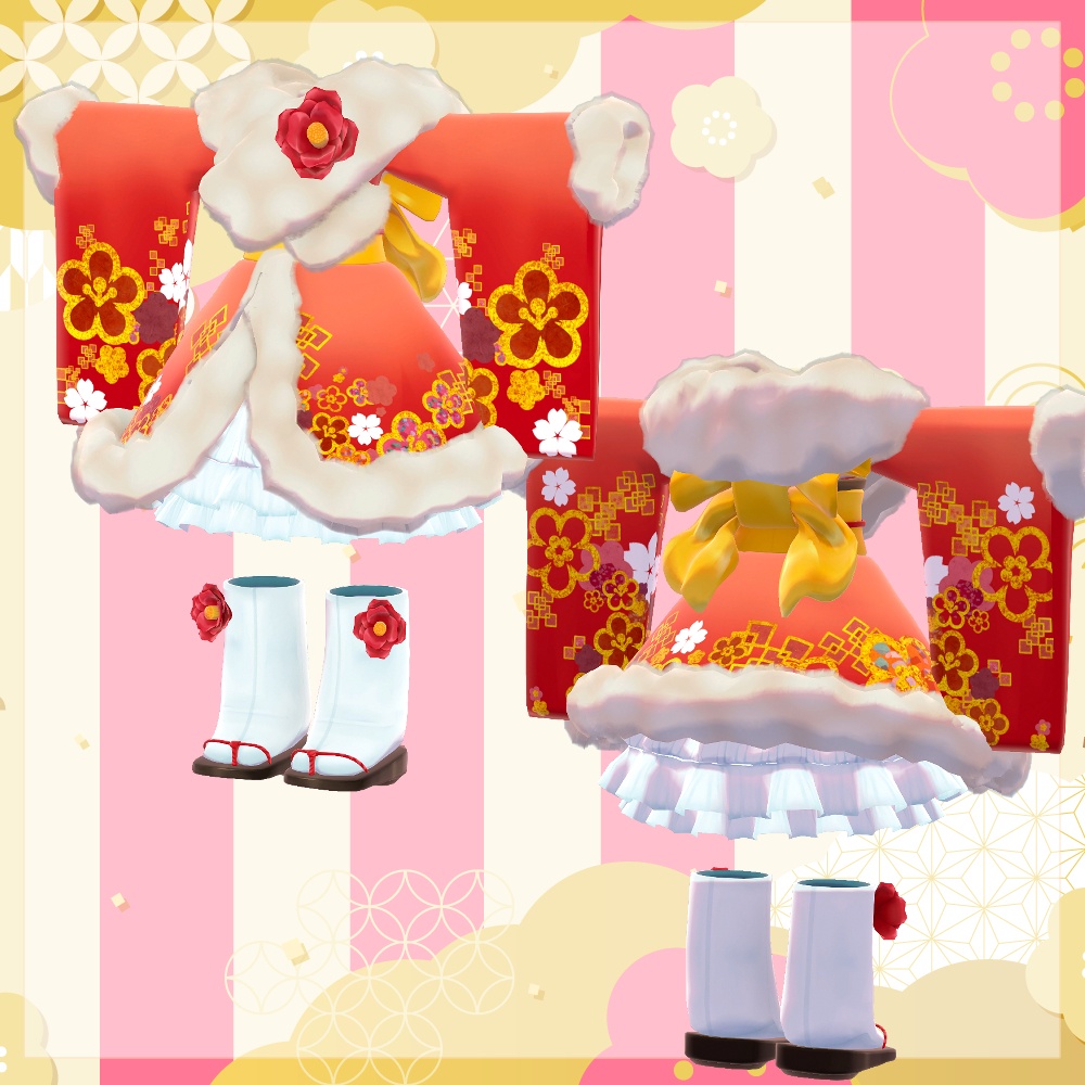 【3アバター対応】ホースなきものワンピース【リリースセール予定】