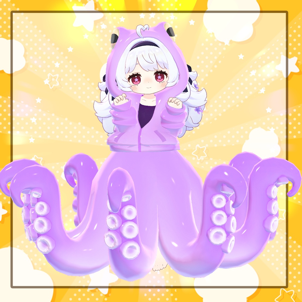 【4アバター対応】たこパーカー【リリースセール予定】