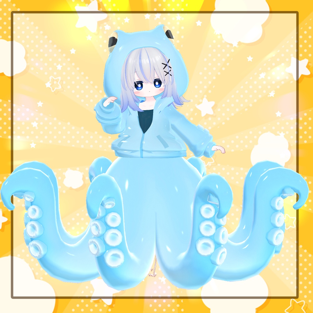 【4アバター対応】たこパーカー【リリースセール予定】