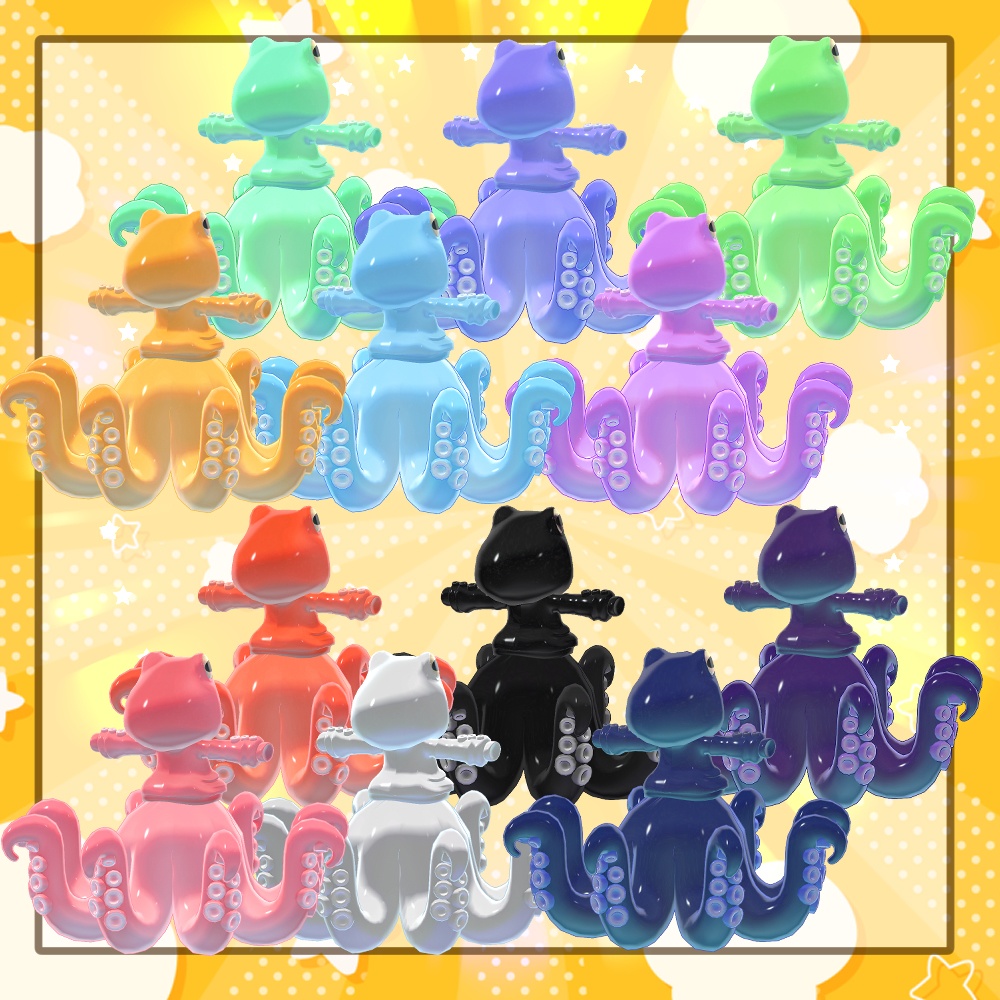 【4アバター対応】たこパーカー【リリースセール予定】