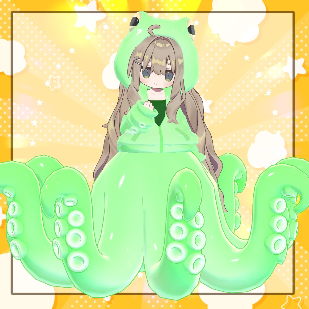 【4アバター対応】たこパーカー【リリースセール予定】