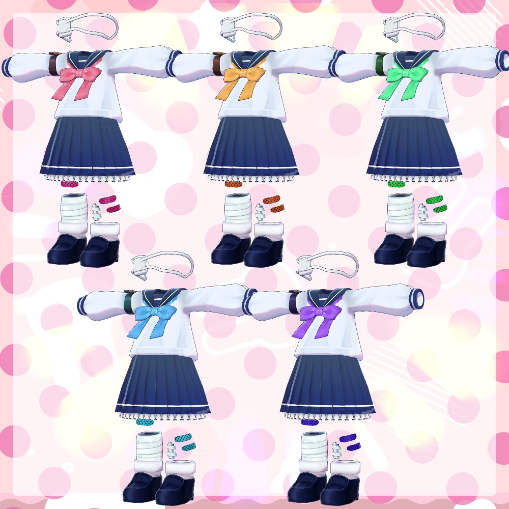 【リリースセール予定】Cyu2Sailor【4アバター対応】