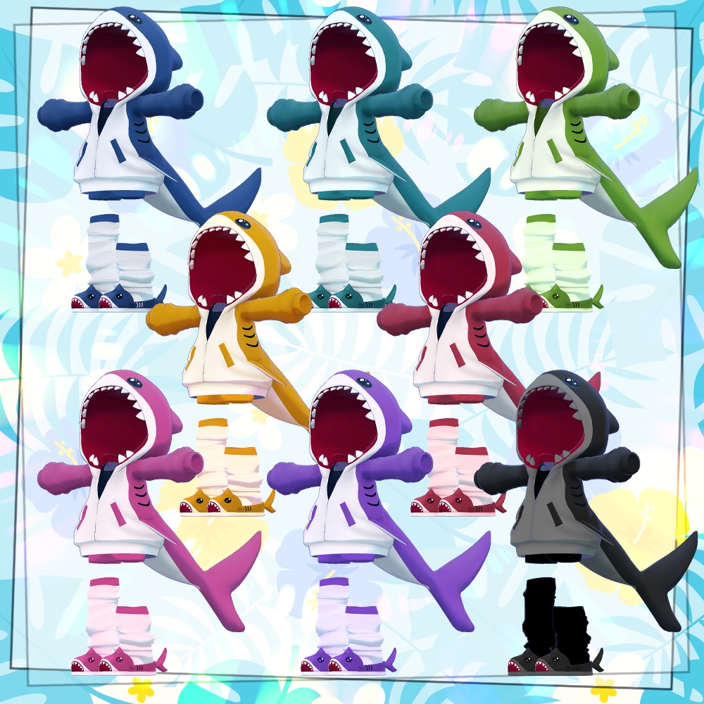【リリースセール】サメパーカー【4アバター対応】
