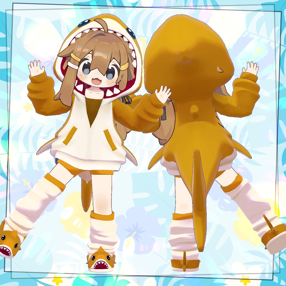 【リリースセール】サメパーカー【4アバター対応】