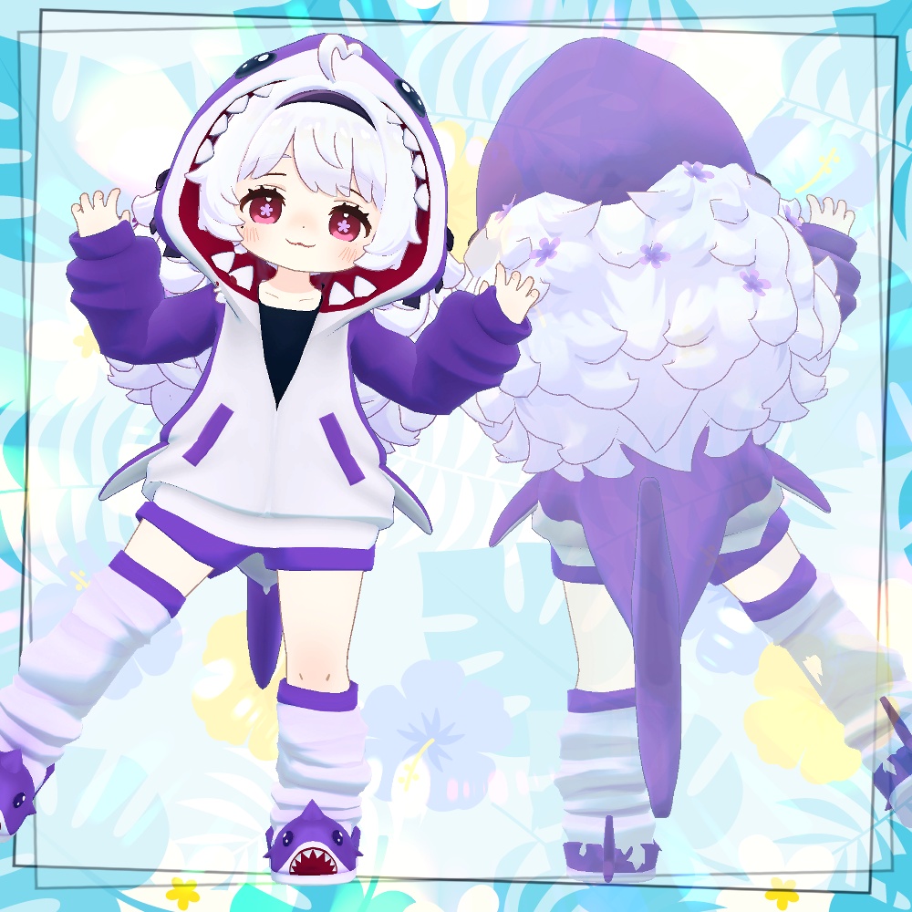 【リリースセール】サメパーカー【4アバター対応】