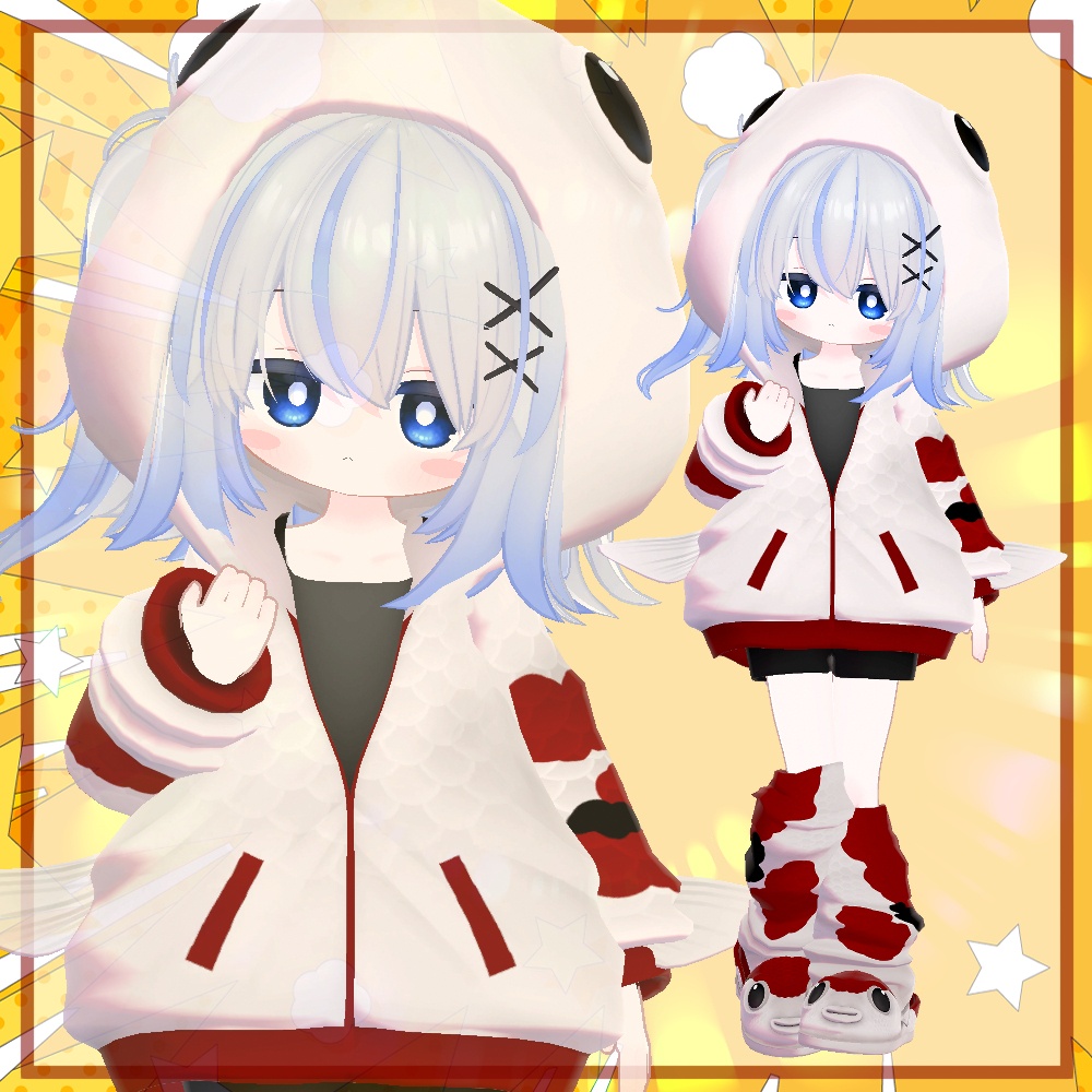 【リリースセール】❤鯉・恋パーカー❤【4アバター対応】