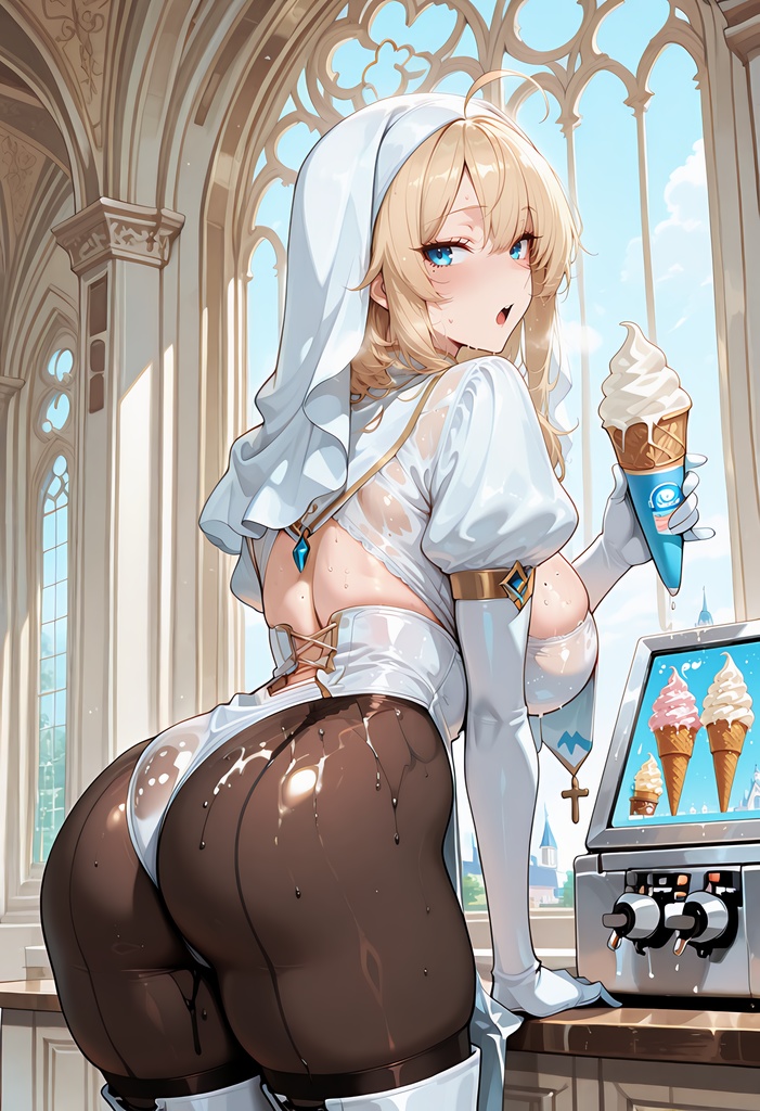 シスターカトリーヌ キュートなお尻