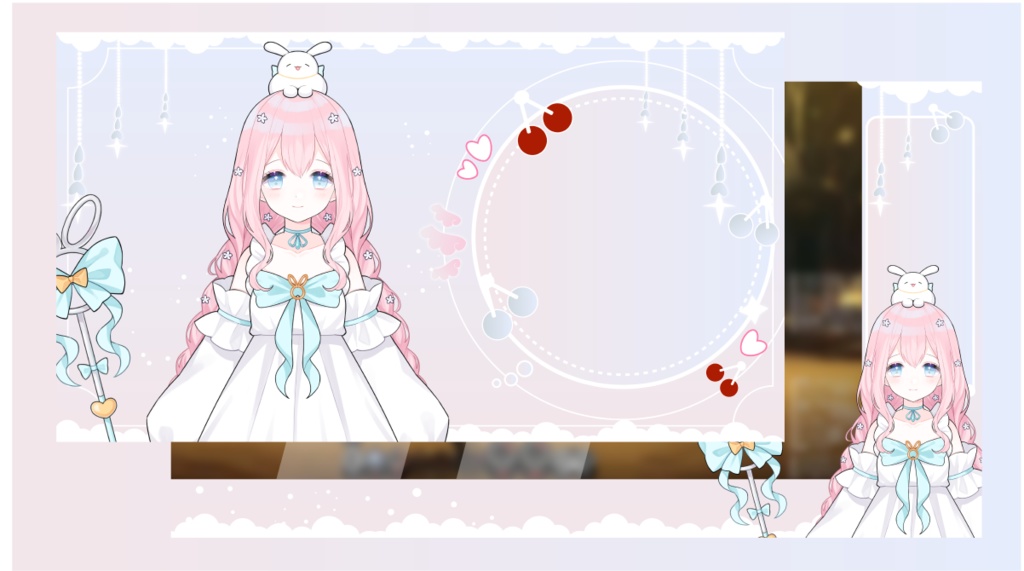 ꒰Vtuberさん向け꒱christmas Overlay .o♡