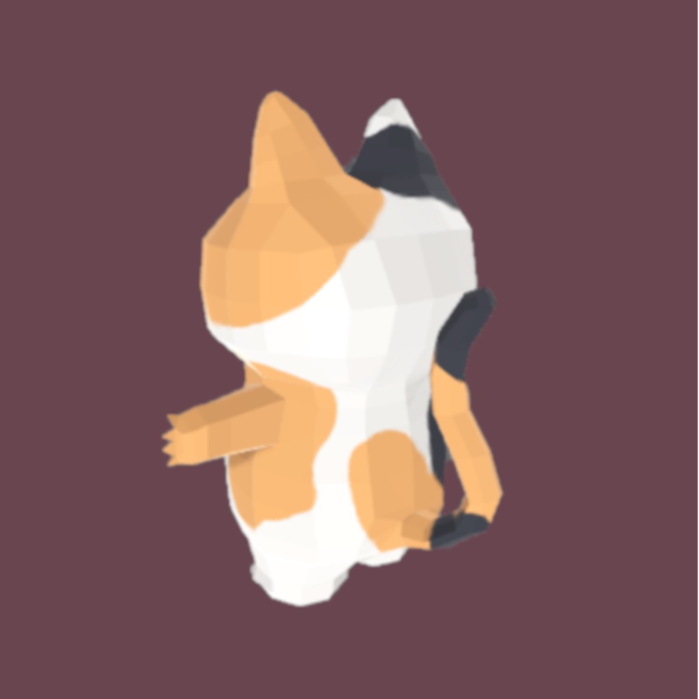 A little chubby Mike cat【3D / VRC】